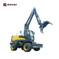 Small Wheel Excavator